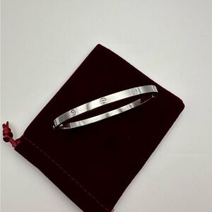 Screw Motif Bracelet Cuff Bangle